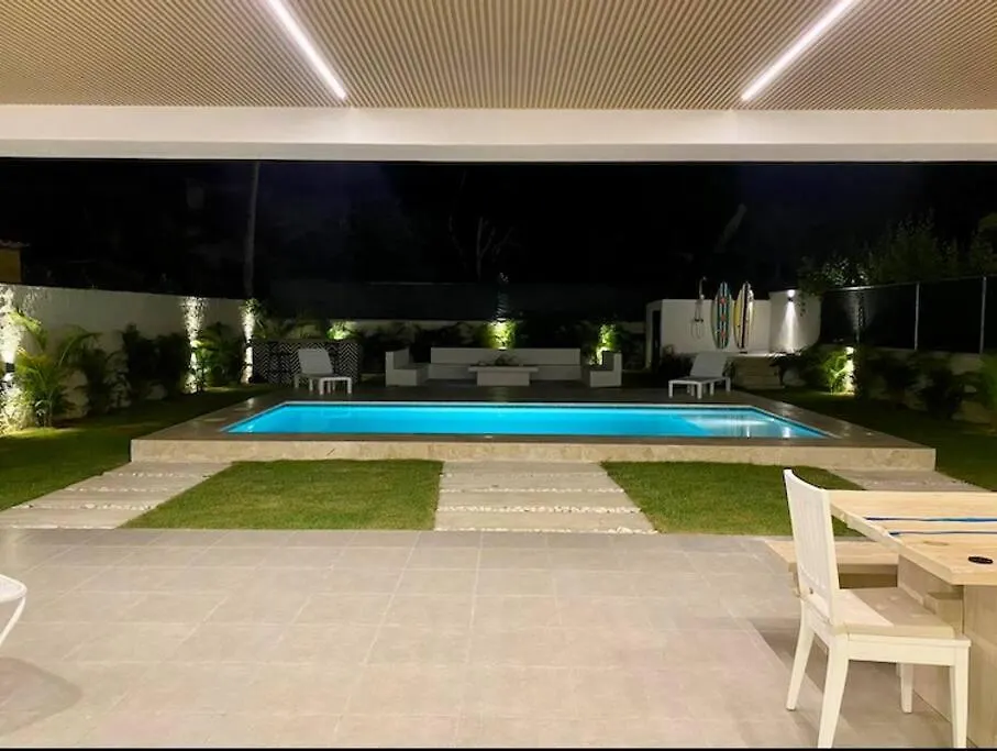 Luxury Villa With Kitchen And Housekeeping Services, Private Pool, Beach In An Exclusive Residential Area Las Terrenas