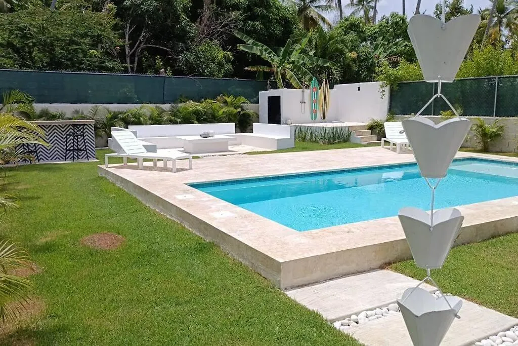 Luxury Villa With Kitchen And Housekeeping Services, Private Pool, Beach In An Exclusive Residential Area Las Terrenas